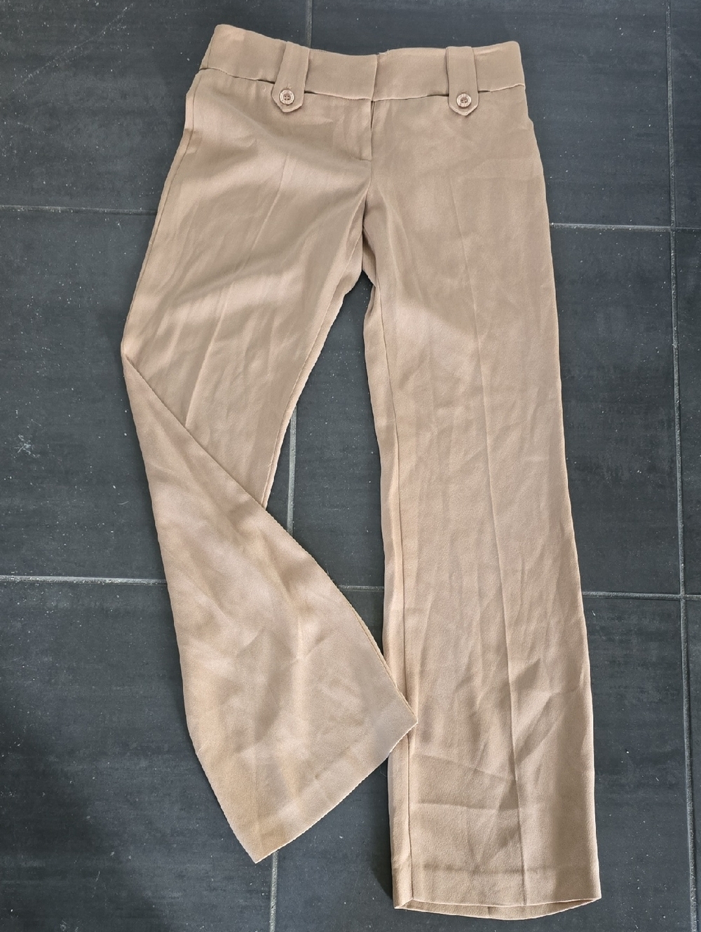 bebe Beige Bootcut Dress Pants, Lughtweight!